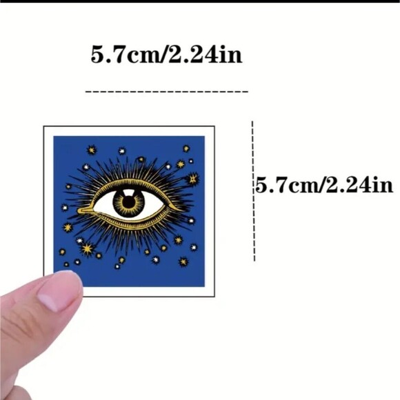 Evil eye protection stickers decals decorative stick ons - Picture 7 of 8